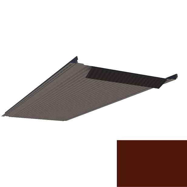 Krytina plechová LINEDEK 485 Micro SP 25 LESK 2M264 cihlově hnědá BentCut