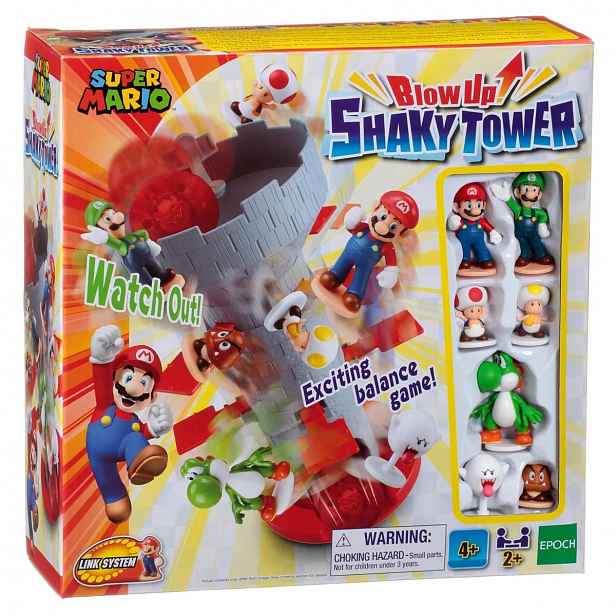 Super Mario Blow Up - Roztřesená věž, desková hra