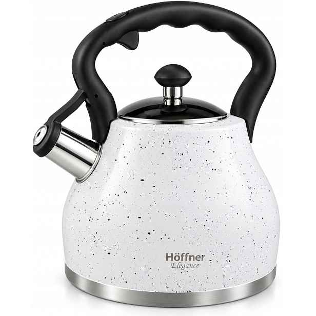 Pevná Konvice S Píšťalkou Nerezová Ocel 2,7 L Hoffner Elegance