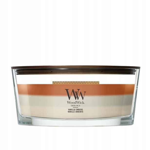 WoodWick Vanilla Embers Vonná svíčka Elipsa