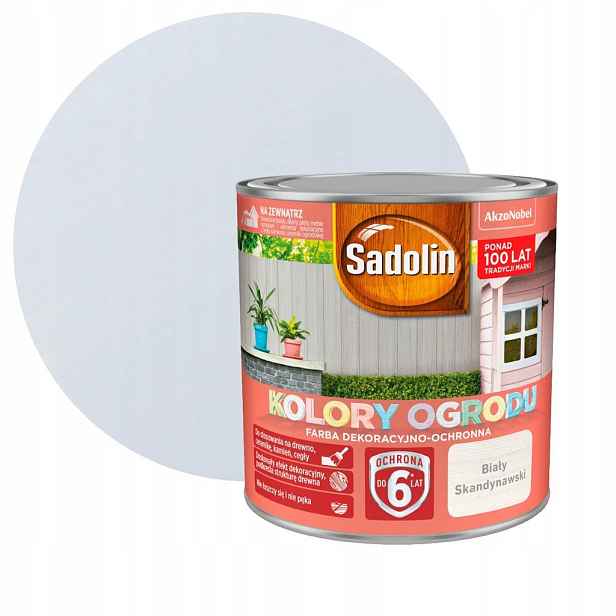 Sadolin Barvy Zahrady Bílá Skandinávská 2,5L