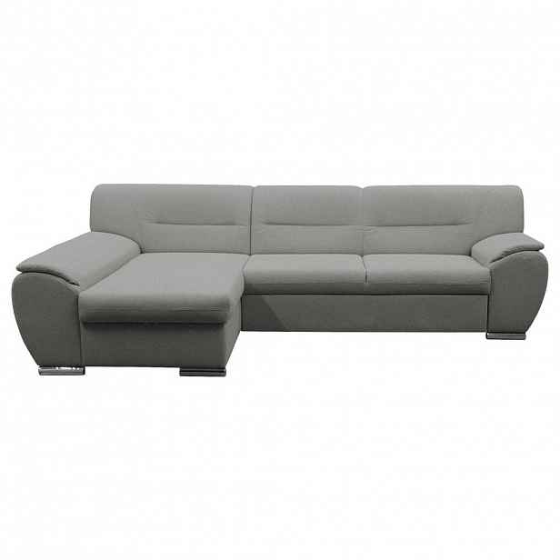 MID.YOU ROHOVÁ SEDAČKA, textil, světle šedá