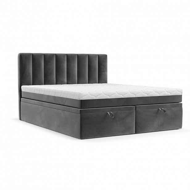 AltaBeds POSTEL BOXSPRING LUME 160/200 Šedá