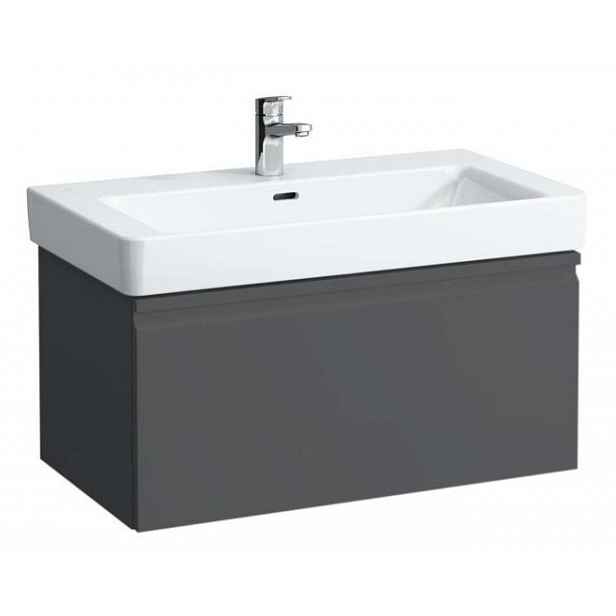 Laufen Pro S - Umyvadlová skříňka, 101x45x39 cm, 1 zásuvka, grafit mat H4835520964801