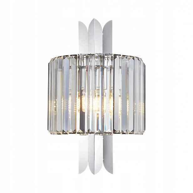 Nástěnná lampa Milagro Margot ML0412 chrom křišťálová 2xE14