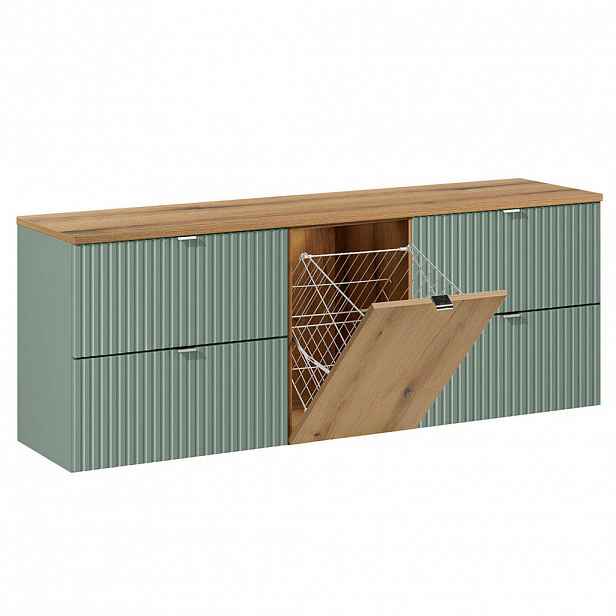 Petits-meubles SKŘÍŇKA POD UMYVADLO 160.4cm Jade Zelená