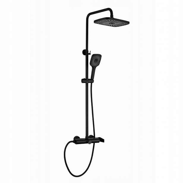 Dešťová sprcha s baterií Wezer INX16B-20-BLACK