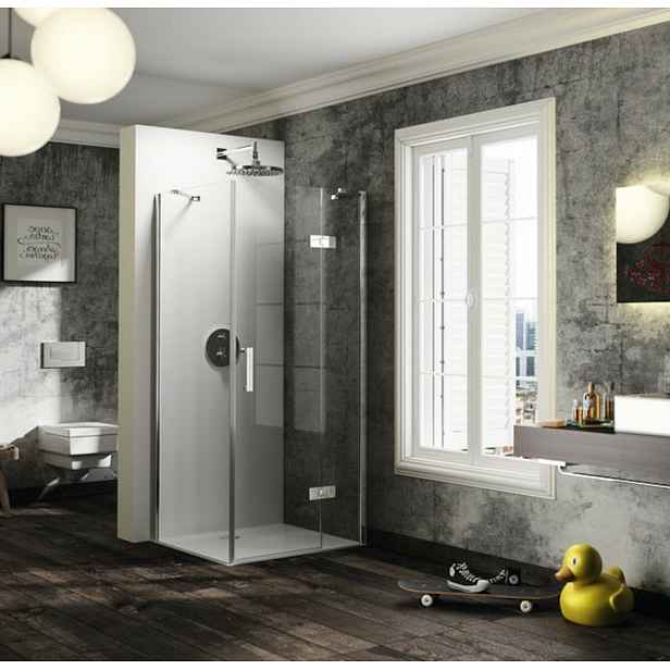 Sprchové dveře 110x200 cm pravá Huppe Solva pure chrom lesklý ST0714.092.322