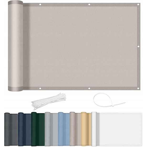 Axt Shade Balkonová krytka 80 x 100 cm, krytka na balkon Pes 170 g/m² béžová