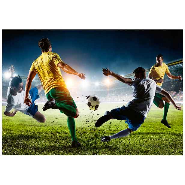 Fototapeta Fotbal Dynamika Emoce na stadionu Zelené pole 200x140 lepidlo