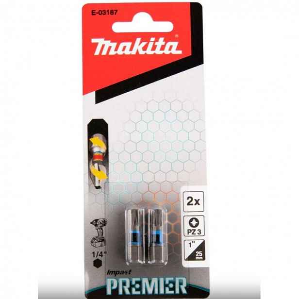 Makita - Sada torzních bitů PZ3, 2 ks E-03187