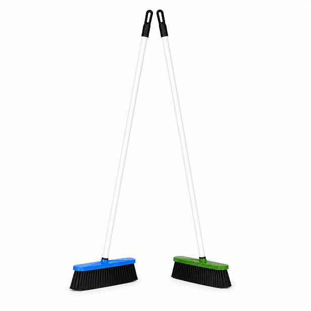 PLETATEX - Smeták 25,5 cm s hůlkou různé barvy