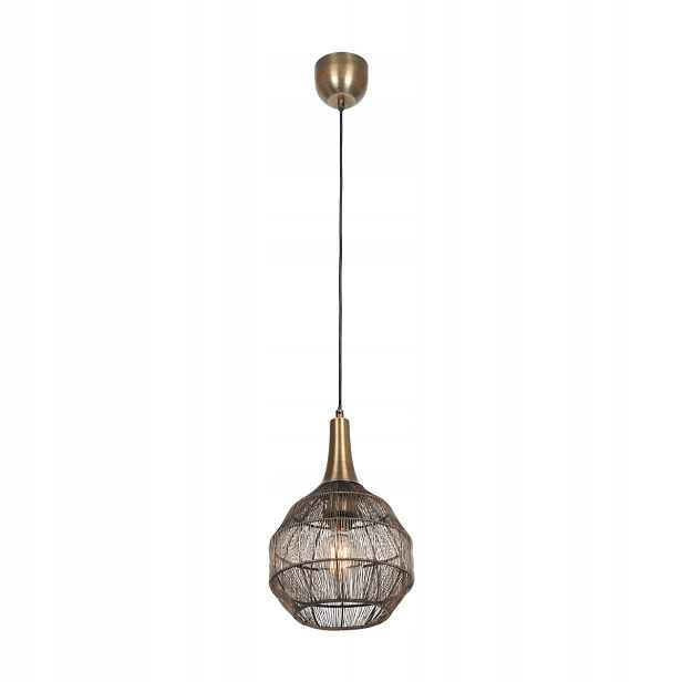 Industriální závěsná lampa Soraya Ø26 cm patina/zlatá/černá Trio