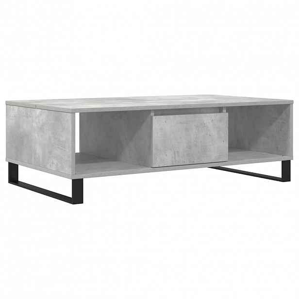 vidaXL Konferenční stolek betonově šedý 104x60x35 cm kompozitní dřevo