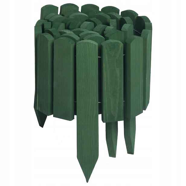 Zahradní plot Trávníkový Lem Zahradní Palisáda Dřevěná 20 x 200 cm