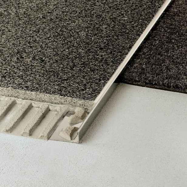 Lišta ukončovací "L" Schlüter, nerez, délka 250 cm, výška hrany 10 mm, E100