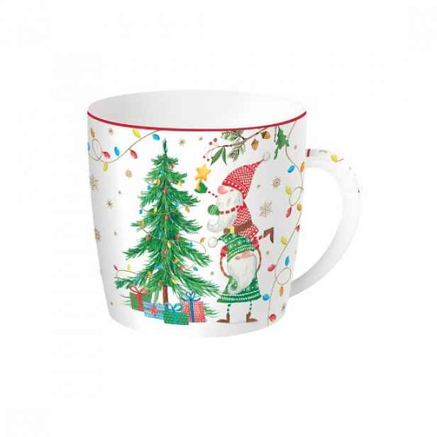 Porcelánový hrnek, 350ml, "READY FOR CHRISTMAS" - Easy Life