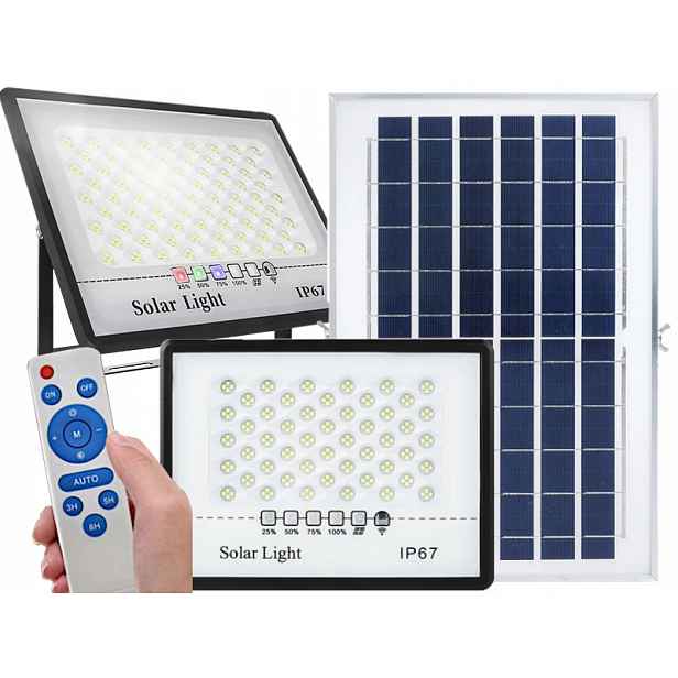 Solární Led zářič 100 W Silný a hermetický