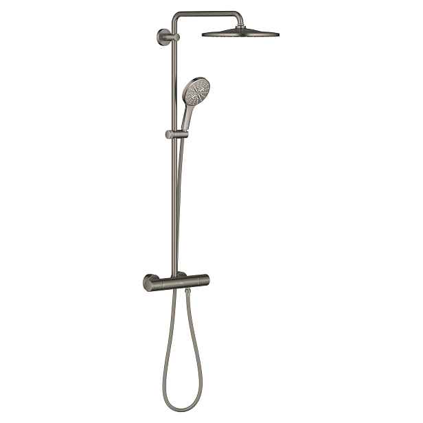 Systém sprchový termostatický Grohe Rainshower SmartActive 310 kartáčovaný Hard Graphite