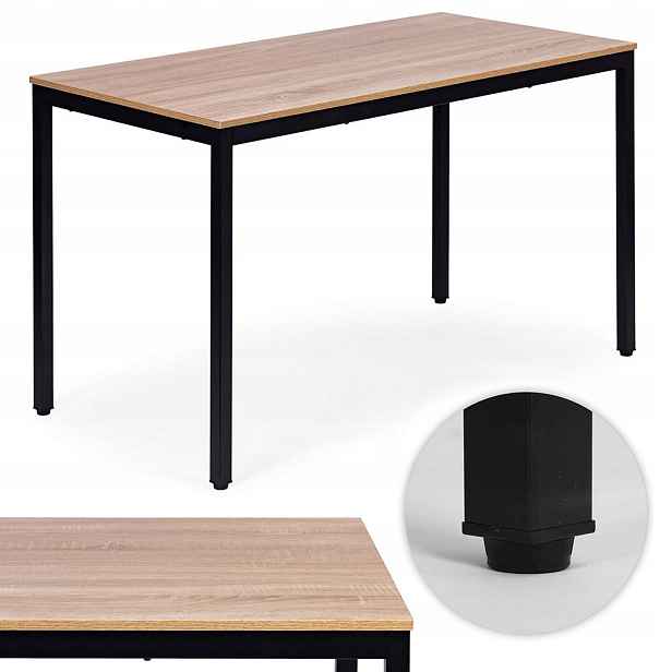 Kuchyňský stůl do jídelny pro 4-5 osob, počítačový stůl 120x60 cm ModernHome