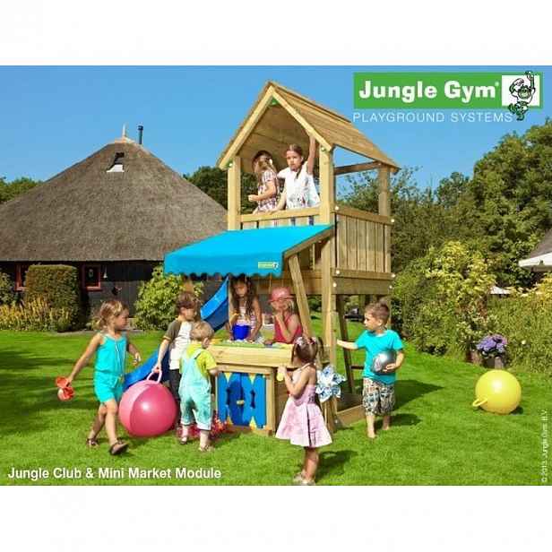 Hřiště Jungle Club se skluzavkou a modulem MiniMarket