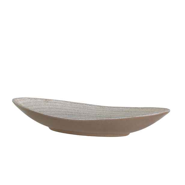 Latté melaminová oválná miska Cassis - 24*13*4 cm Chic Antique