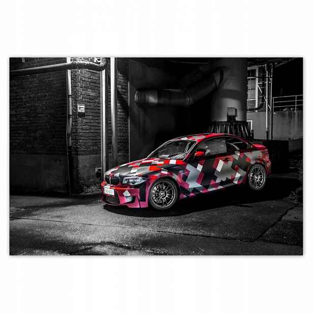 Plakáty 200x135 Červené Bmw