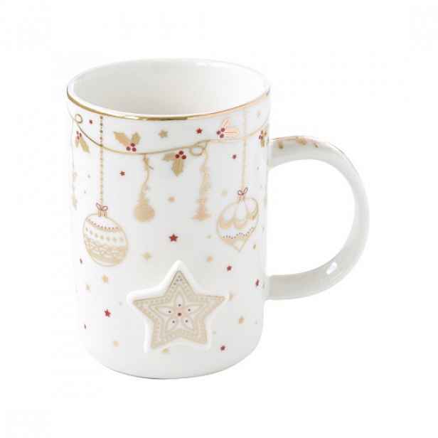 Porcelánový hrnek, 370 ml, "CHRISTMAS LIGHTS" - Easy Life