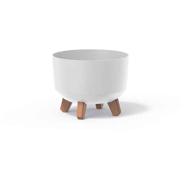 PROSPERPLAST - Květináč Gracia 24cm bílý