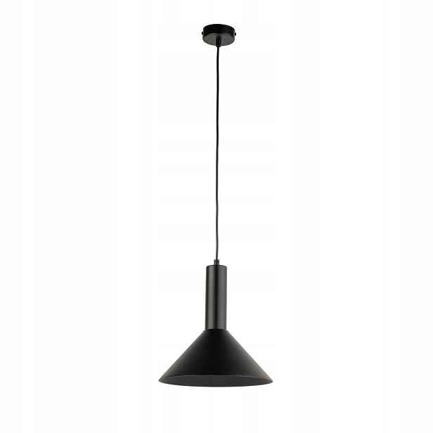 Závěsná lampa Vitrum Černý Kov 1xE27 15W Regulace výšky Sigma Lighting