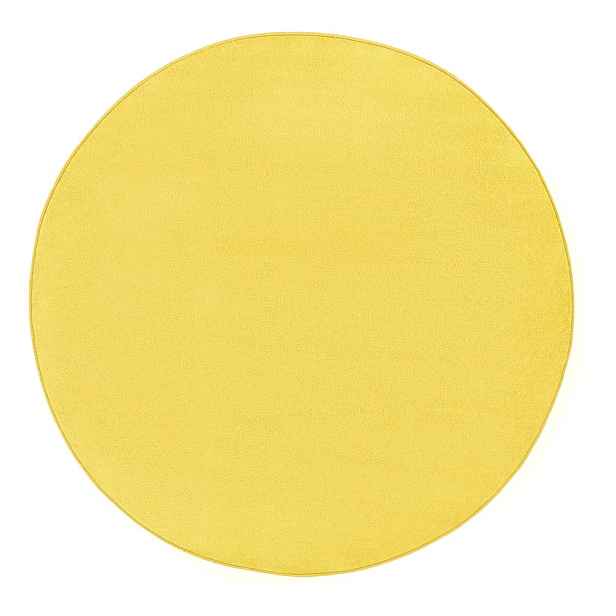 Žlutý kulatý koberec ø 133 cm Fancy – Hanse Home