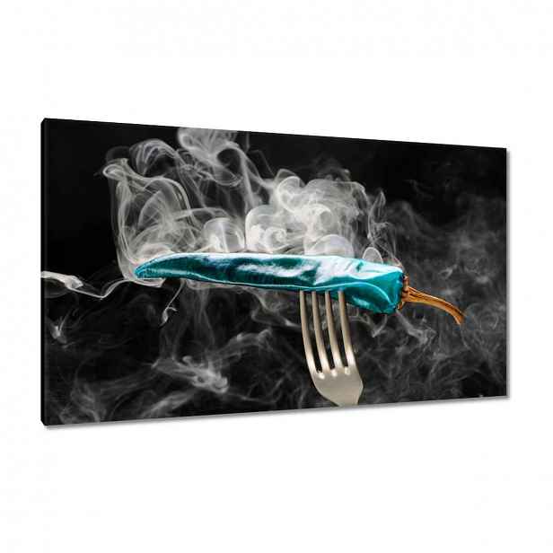 Obrazy 120x70 Modrá paprika