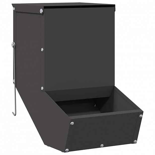 vidaXL Krmítko pro králíky Černá 17,5 x 26 x 28,5 cm 1,5 kg