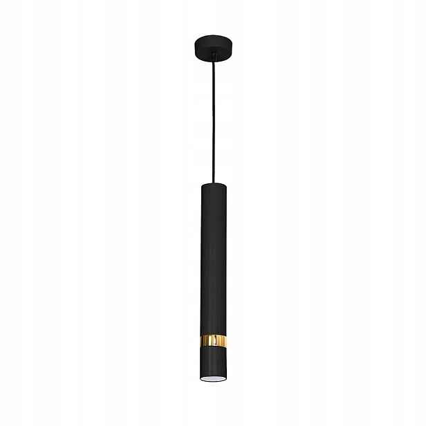 Závěsná lampa Joker černo-zlatá 1x35W GU10 bez žárovky Milagro