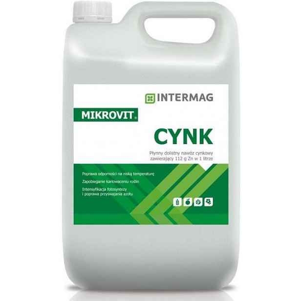 Zinkové listové hnojivo Mikrovit Zinek 5 l Zn 112 g/l