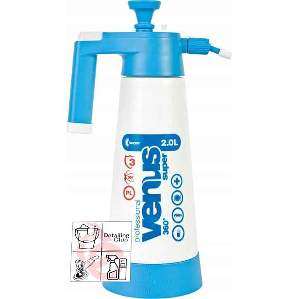 Kwazar Venus 360 Pro+ Odolný postřikovač pro chemii 2L