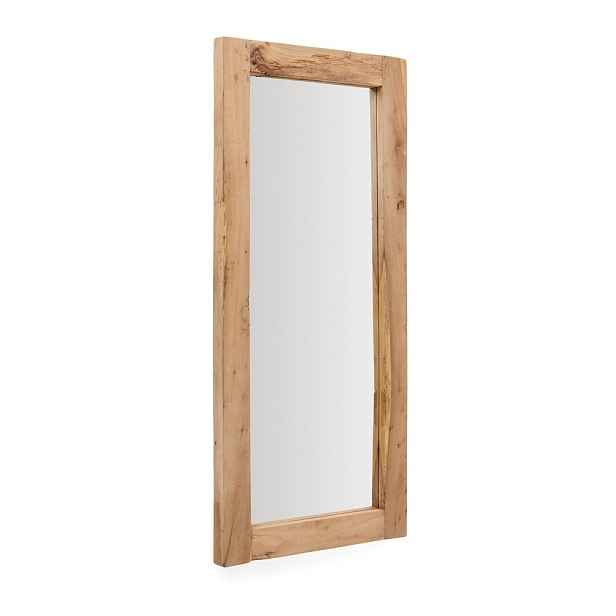 Nástěnné zrcadlo s dřevěným rámem 80x180 cm Maden – Kave Home