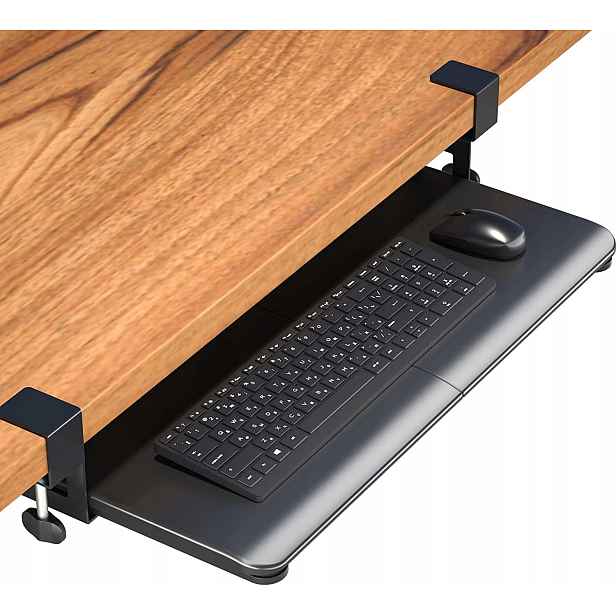 Obdélníkový psací stůl Bontec 65 x 30 x 9,5 cm černý