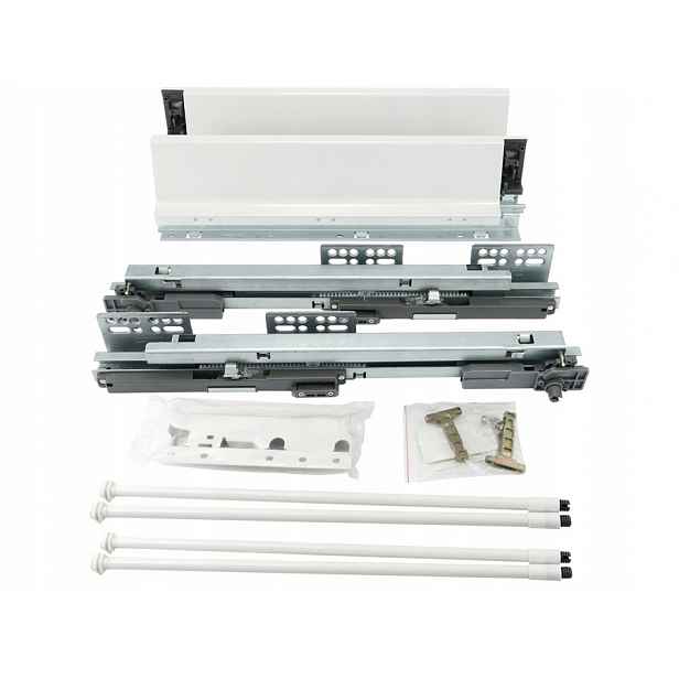 Systembox Amix Push-open 300 mm Vysoký 2x Rel Bílý