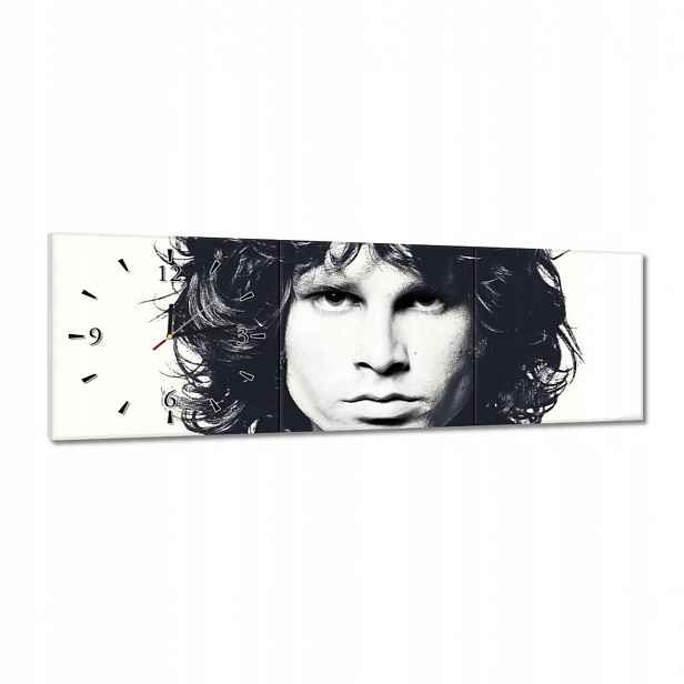 Hodiny 90x30 Zpěvák The Doors