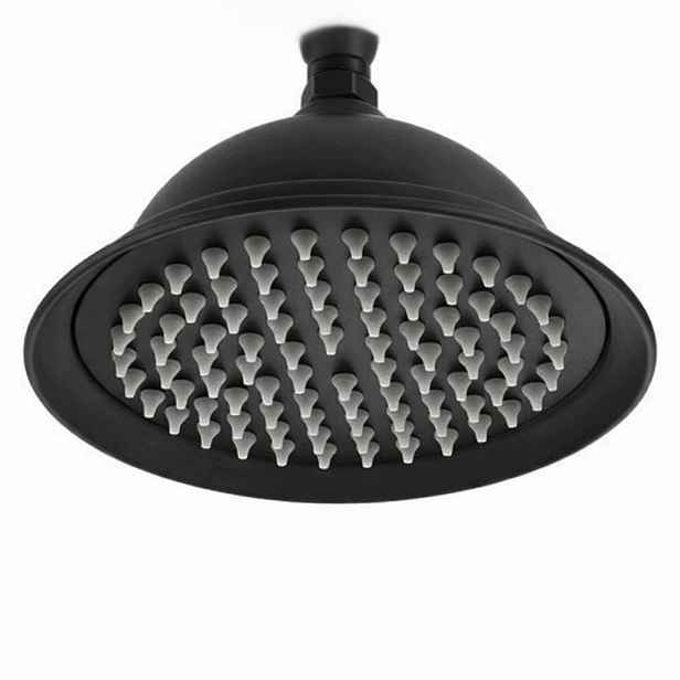 Dešťová sprcha Metal Retro s kulovým kloubem Černá Matná