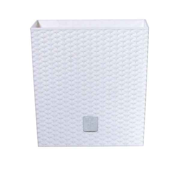 PROSPERPLAST - Květináč Rato Low 26,5cm bílý