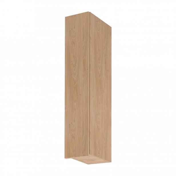 Vysoká horní kuchyňská skříňka SALERNO - šířka 20 cm, dub, levé provedení