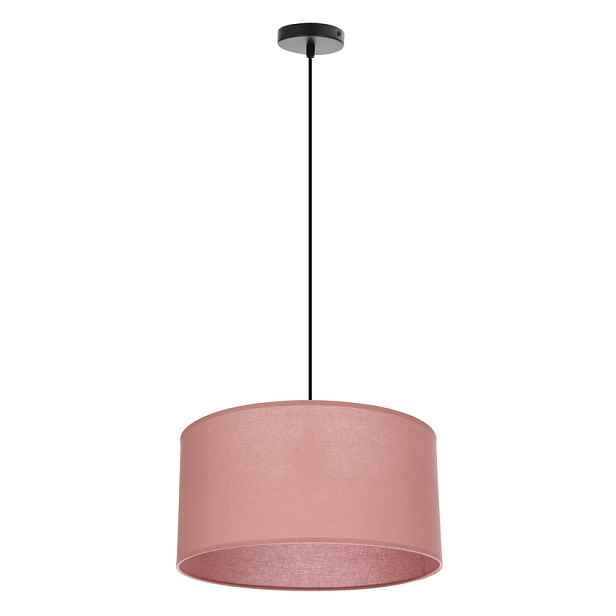 Závěsná lampa SHANTI černá 1x40 E27 stínidlo vřes