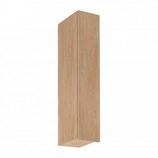 Vysoká horní kuchyňská skříňka SALERNO - šířka 20 cm, dub, pravé provedení