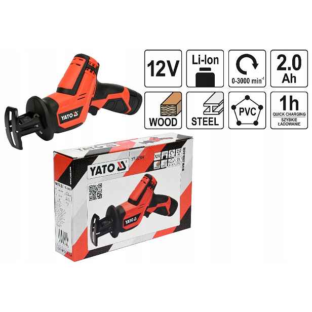 Yato YT-82904 Pila Ocaska 12V Kompaktní 2AH