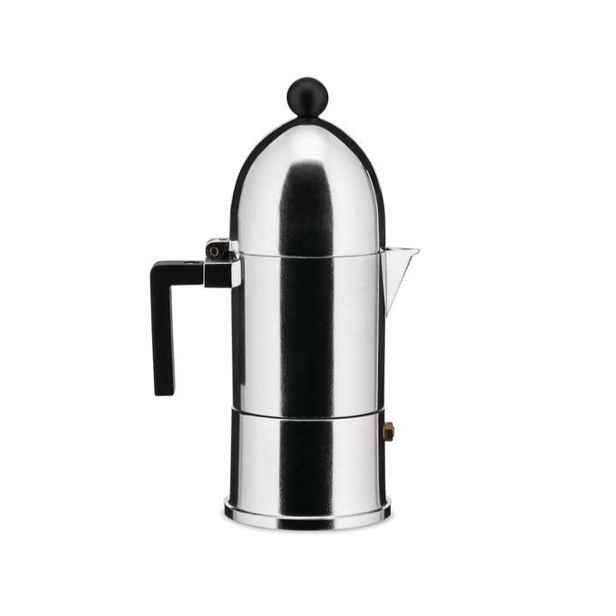 Alessi La Cupola konvička na kávu, 6 šálků, hliníková 9095/6BFM