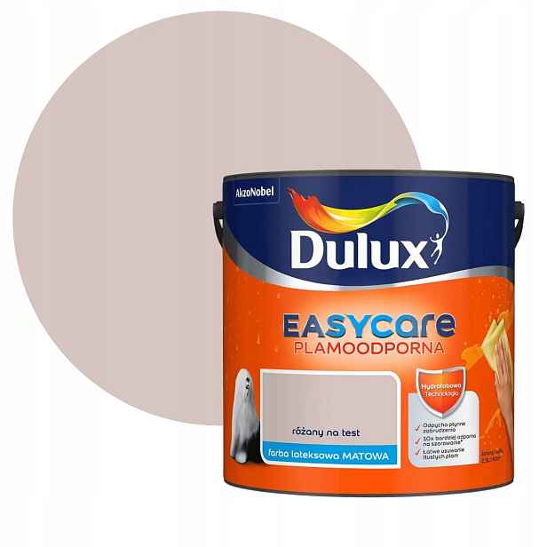 Dulux Easycare Barva Odolná Proti Skvrnám Růžová na test 2,5L