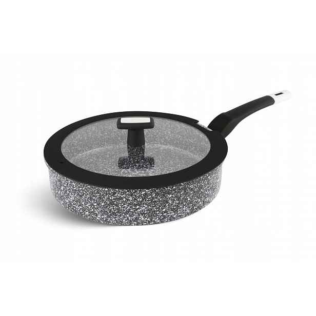 Tradiční Granitová Pánev s Víkem 26 cm Indukce Edenberg 9149