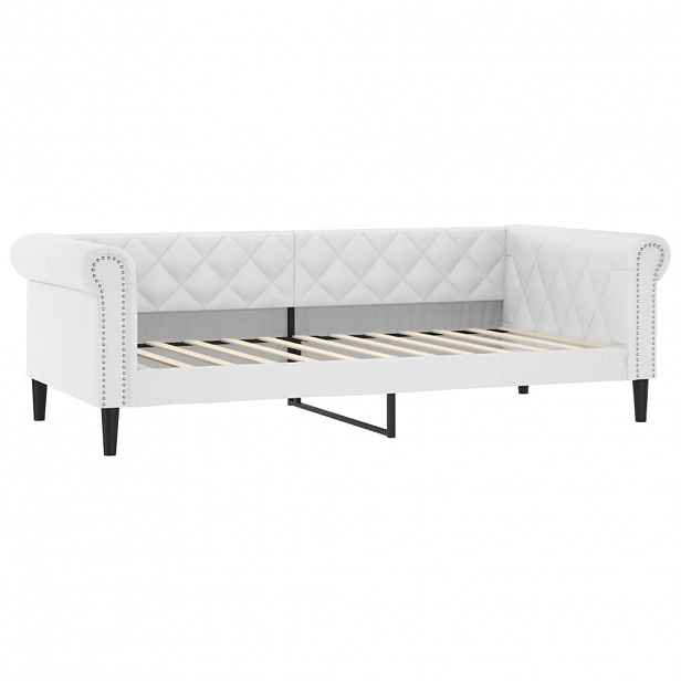 vidaXL Válenda bílá 90 x 200 cm umělá kůže